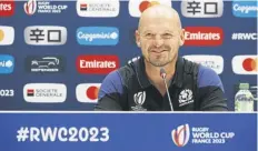  ?? ?? Gregor Townsend didn’t spring any big surprises in his line-up