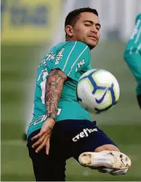  ?? Cesar Greco/ag. Palmeiras ?? O atacante Dudu é o maior artilheiro do Palmeiras no Allianz Parque e arma contra o Flu