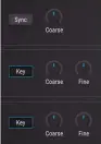  ??  ?? 03 The Analog Engine’s Sync and Key options