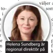  ??  ?? Helena Sundberg är regional direktör på Trafikverk­et.