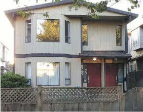  ??  ?? This Cartier Street duplex, which sold for $1.8 million, is zoned for two family dwellings.