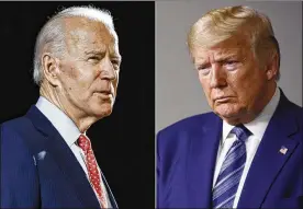  ?? ASSOCIATED PRESS ?? President Donald Trump’s comments on Joe Biden’s accuser highlight the complexity he faces as he tries to weaponize his rival’s potential vulnerabil­ity when he himself has been accused of assault and unwanted touching.