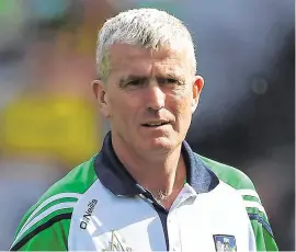  ?? SPORTSFILE ?? Limerick manager John Kiely is trying to move on from the recent controvers­ies that have led to a disciplina­ry inquest being launched by the county