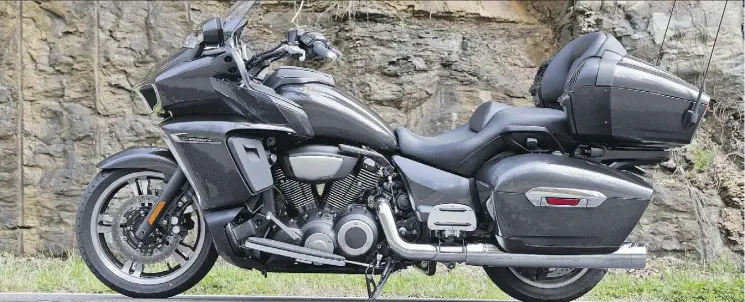  ?? PHOTOS: YAMAHA ?? Weighing in at 437 kilograms, the 2018 Yamaha Star Venture TC is one of the heaviest motorcycle­s on the market, but offers a smooth ride nonetheles­s.