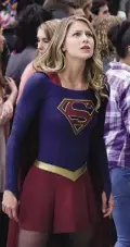  ??  ?? Melissa Benoist stars in Supergirl, Sky One, 8pm