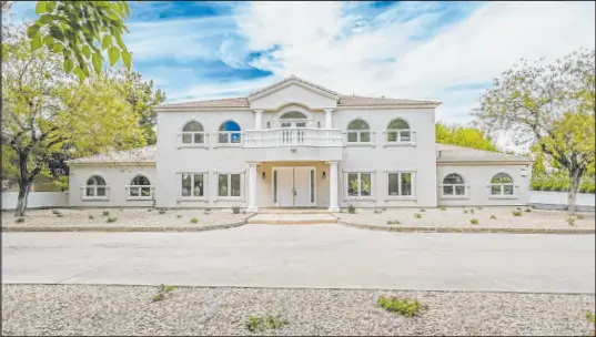  ??  ?? Famed athlete Shaquille O’Neal paid nearly $2 million for a private 1-acre compound near Wayne Newton’s former estate in the southeast valley, according to the listing agent’s social media post.