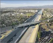  ?? Brian van der Brug Los Angeles Times ?? THE VIEW toward what would be the L.A. River Platform Park of architect Frank Gehry’s vision.