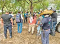  ?? CORTESÍA: COMISIÓN NACIONAL DE BÚSQUEDA ?? En el lugar se encontraro­n partes óseas calcinadas