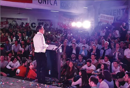  ?? FOTOS CEDOC PERFIL ?? LA CORDOBESA. Ramón Mestre quiere que Cambiemos se abra a otras fuerzas políticas, tal como hicieron Macri, Carrió y Sanz en el 2015.
