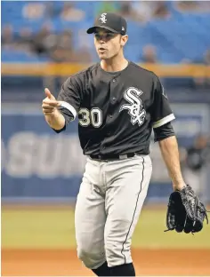  ?? KIM KLEMENT, USA TODAY SPORTS ?? David Robertson, who had 13 saves this season for the White Sox, returns to New York, where he pitched from 2008 to 2014.