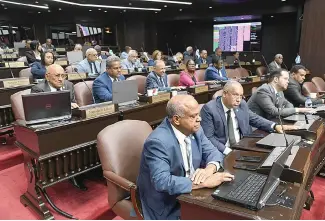  ?? FUENTE EXTERNA ?? Los diputados sesionaron pese a la salida de la bancada del PLD.