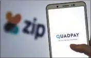  ?? Anadolu Agency ?? SOME of the payment apps charge a fee to use them. Quadpay charges $1 for every installmen­t payment.