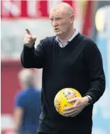  ??  ?? Building Accies head coach Brian Rice