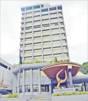  ?? Picture: JONACANI LALAKOBAU ?? RBF says financial conditions remained accommodat­ive in light of ample liquidity which stood at $1,620.8 million as at 30 September and relatively lower interest rates.