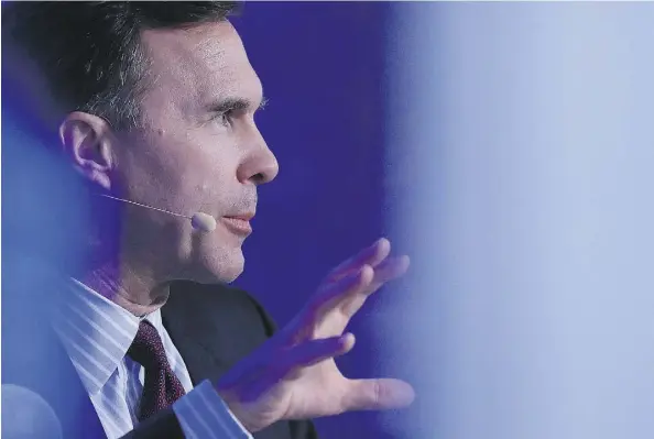  ?? KRISZTIAN BOCSI/BLOOMBERG ?? Finance Minister Bill Morneau views voter and consumer sentiment as key economic drivers in an era of Brexit and Donald Trump. It’s important that Canadians “have a sense of confidence that they can do better tomorrow than they’re doing today,” he says.