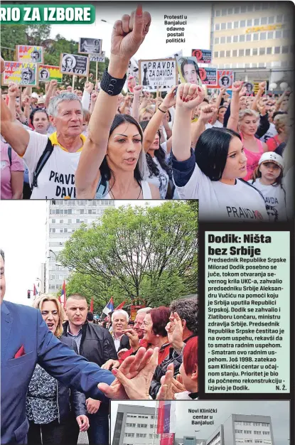  ??  ?? Protesti u Banjaluci odavno postali politički