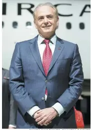  ?? PHOTO D’ARCHIVES, CHANTAL POIRIER ?? Le grand patron d’Air Canada Calin Rovinescu s’est dit, hier, très satisfait des résultats trimestrie­ls de l’entreprise.