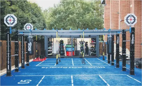  ??  ?? Bluecoat Sport Centre’s outdoor Fitness Yard