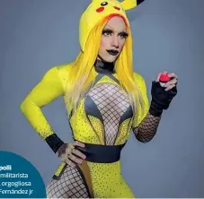  ??  ?? Rampolli Machista e militarist­a Bolsonaro jr, orgogliosa Drag Queen Fernández jr