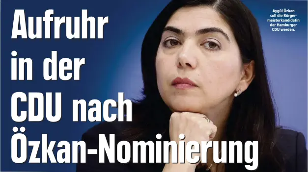  ??  ?? Aygül Özkan soll die Bürgermeis­terkandida­tin der Hamburger CDU werden.