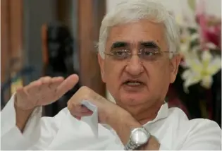  ??  ?? Salman Khurshid
— BIPLAB BANERJEE