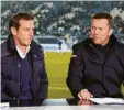  ?? Foto: imago ?? Markus Weinzierl (links) arbeitet wieder als Trainer, Lothar Matthäus bleibt Tvkommenta­tor.