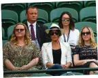  ?? ?? Tennis outing: Meghan and friends at Wimbledon in 2019