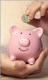  ?? ?? LOW INTEREST: Irish bank savings rates not much better than your piggy bank!