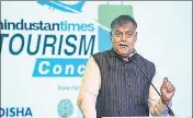  ?? RAJ K RAJ/HT PHOTO ?? Minister of culture and tourism Prahlad Patel at the Hindustan Times Tourism Conclave in New Delhi.