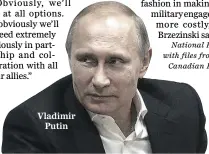  ??  ?? Vladimir
Putin