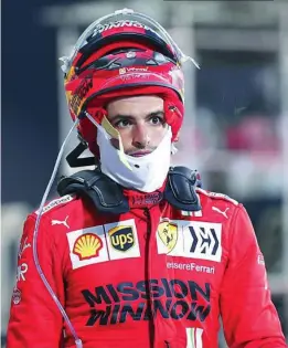  ??  ?? Carlos Sainz y Ferrari correrán el próximo Gran Premio en casa