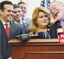  ?? AP / Carolyn Kaster ?? POR AHÍ
VIENE...
La Estadidad, según el gobernador Rosselló, la comisionad­a González y el congresist­a republican­o Don Young.