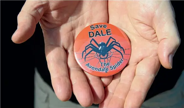  ??  ?? Save Dale badges are circulatin­g throughout Avondale.