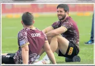  ?? Photo: Adam Head ?? JOB TO DO: Ben Hunt is staying positive but knows the pressure is firmly on the Maroons.