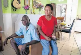  ?? CARLINE JEAN/STAFF PHOTOGRAPH­ER ?? Clovis Nelson, of Pompano Beach, left, says his daughter Katherine, whose case stalled in mental health court, now has moved ahead with her life.