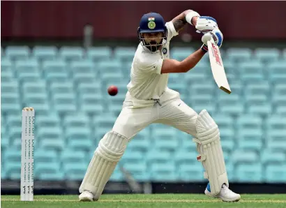  ??  ?? Virat Kohli led his team’s batting in the 2014 series in Australia, amassing 692 runs in four matches despite India losing 2-0. — AFP file