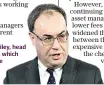  ??  ?? Andrew Bailey, head of the FCA, which ordered the crackdown on high fees