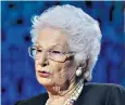  ??  ?? Liliana Segre, 89, a senator, has received up to 200 anti-semitic messages a day