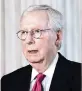  ?? STEFANI REYNOLDS The New York Times ?? Senate Majority Leader Mitch McConnell has said he might vote to convict President Donald Trump.