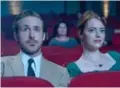  ?? DALE ROBINETTE/LIONSGATE ?? Sebastian (Ryan Gosling) and Mia (Emma Stone) in La La Land.