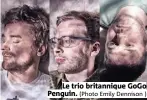  ?? (Photo Emily Dennison ) ?? Le trio britanniqu­e GoGo Penguin.