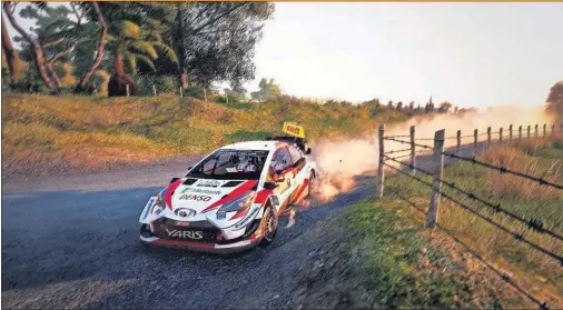  ??  ?? Todos los vehículos y tramos están tomados del campeonato oficial de Rally y están representa­dos con gran fidelidad.