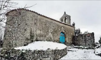  ??  ?? l’église de Périllos (photo Cédric Marchal)