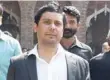  ?? — AFP ?? Pakistani journalist Cyril Almeida arrives at the High Court in Lahore.