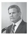  ?? STEPHANIE AMADOR / THE TENNESSEAN ?? Gov. Bill Lee encouraged Tennessee parents to share their experience­s with and hopes for the state’s K-12 schools.