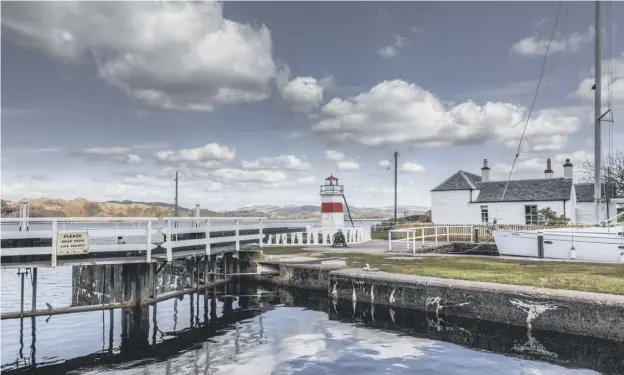  ??  ?? 0 The Crinan Canal, which links the Firth of Clyde and the west coast, will be the focus of a new heritage centre which also celebrates the area’s ancient history