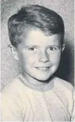  ?? ?? Sandy as a young boy.