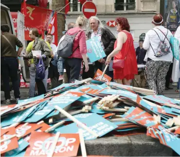  ?? Foto: AFP/Zakaria Abdelkafi ?? Zerlegt Jean-Luc Mélenchons Bewegung »La France insoumise« die Europäisch­e Linksparte­i?