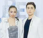  ??  ?? Maymay Entrata and Edward Barber