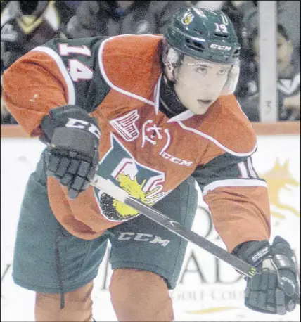  ?? FILE ?? Halifax Mooseheads defenceman Jared Mcisaac, of Truro, is ranked 13th among North American skaters for the 2018 NHL Entry Draft.